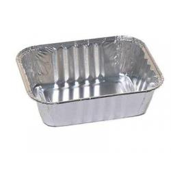 rotochef aluminium containers with lid 3 portions